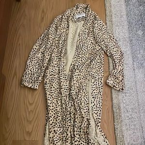 Cupcakes and Cashmere Leopard Duster